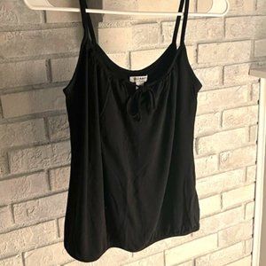 Women's Spaghetti Strap Tank, Size S, Black